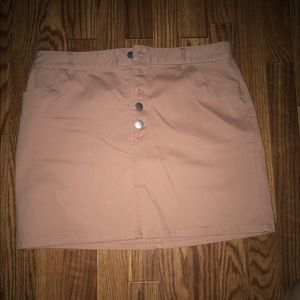 Dusty pink skirt